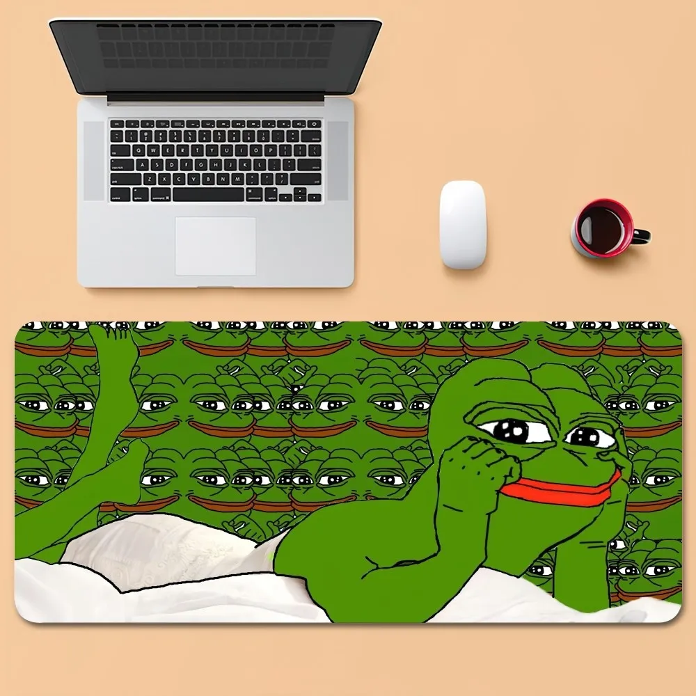 Мультяшный P-Pepe Забавный F-Frog грустный коврик для мыши офиса большой маленький