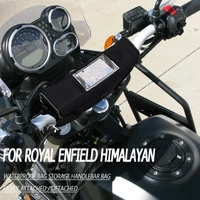 motorcycle waterproof and dustproof storage handlebar bag for royal enfield himalaya