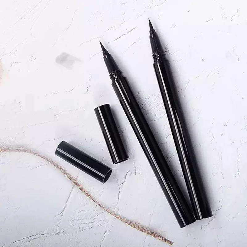 

Eyeliner Pencil Black Brown Waterproof Oilproof Long Lasting Customizable Label Women's Cosmetics Vegetarian De12