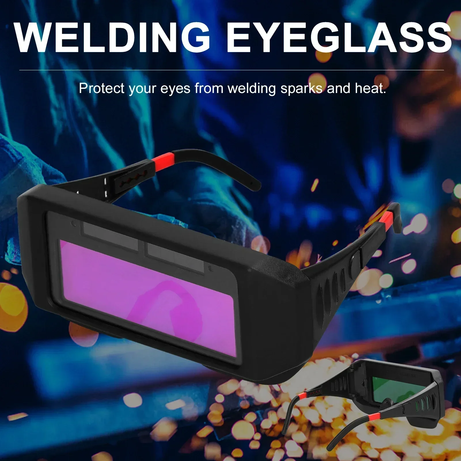 Очки с затемнением защитные очки для сварки дуговые солнечные автоматические