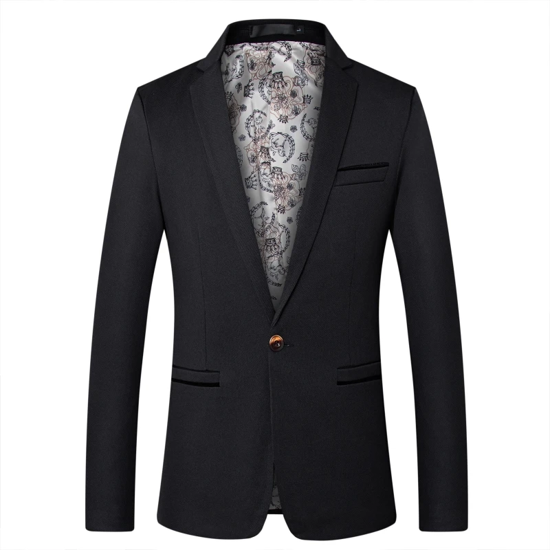 

Men Jackets Blazers Formalwear Wedding Dress Blazers Slim Fit Suits Jackets And Coats Male Black Business Casual Suits Jackets 5