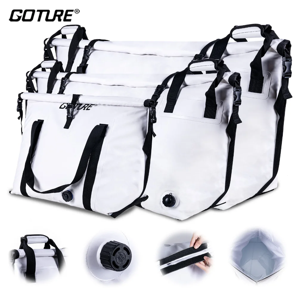 Bag Expended Bottom Waterproof Marine Freezer Bag Portable F