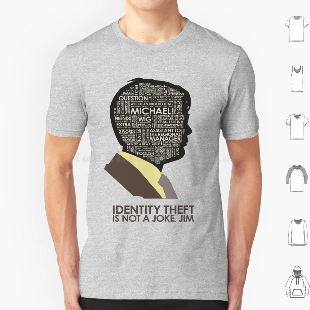 

Identity Theft Is Not A Joke , Jim Dwight Schrute T Shirt Cotton Men Women Diy Print The Office Tv Show The Office Tv Show The