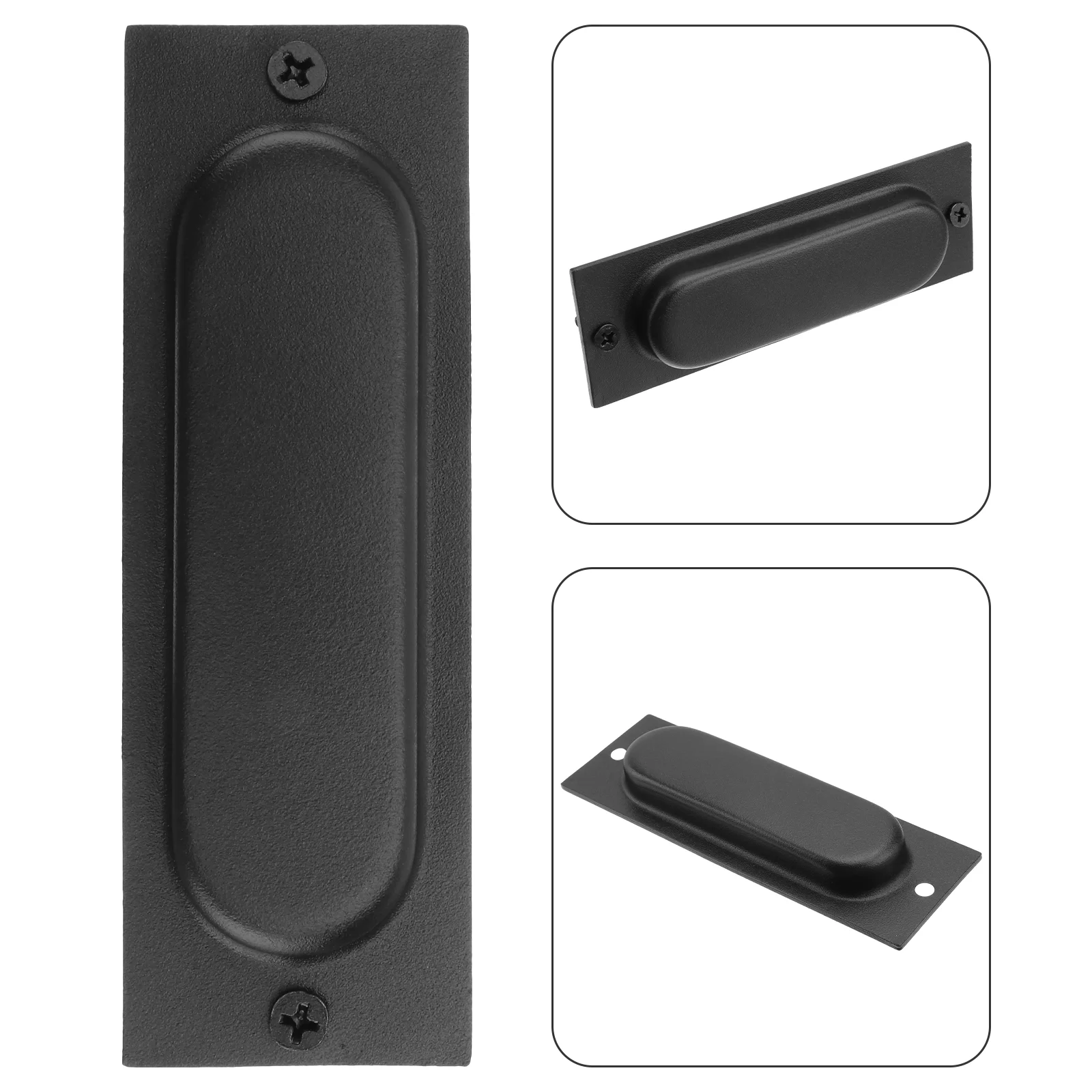 

1 Pc Door Handle Stainless Steel Invisible Designed Floding Door Pull for Barn