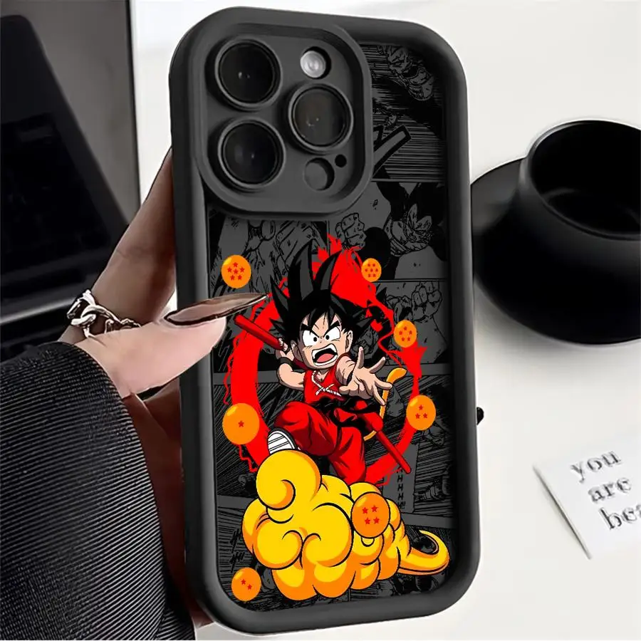 Фото Чехол для телефона Xiaomi Redmi Note 15 14 13 12s 12 11 10 9s 9 8 7 A5 Pro Plus 4G 5G, мягкая задняя крышка из ТПУ, крутой дизайн с изображением Dragon Ball №2