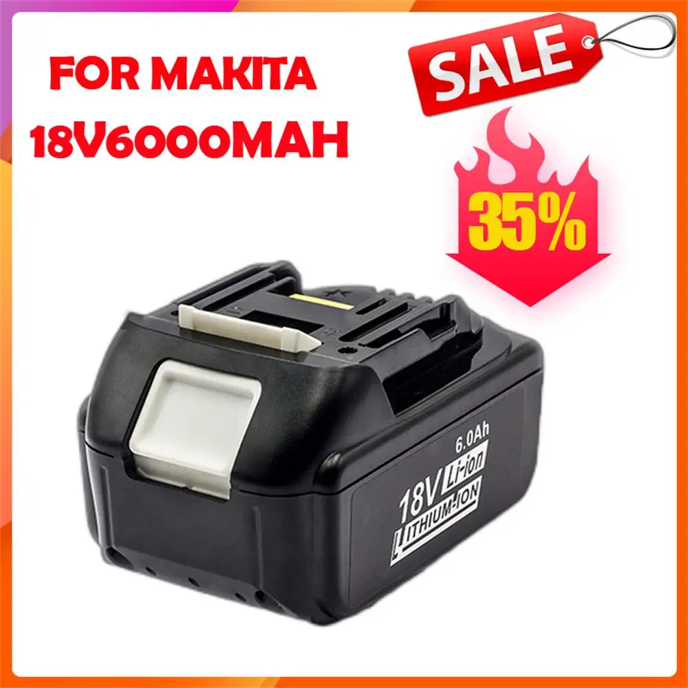 

New Upgraded BL1860 Rechargeable Lithium Battery 18V 6000mAh Li-ion for Makita 6ah Bl1815 BL1840 BL1850 BL1830 BL1860B LXT 400