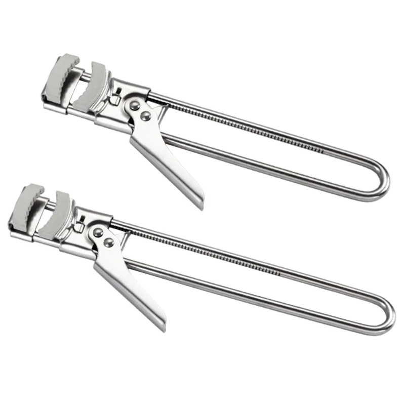 

Manual Can Opener Stainless Steel Jar Opener Handhold Kitchen Tool Adjustable Jar Bottle Opener for Kitchens Restaurants M76D