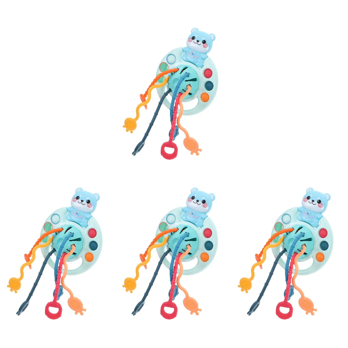 

4pcs String Interactive Teething Toddler Early Learning
