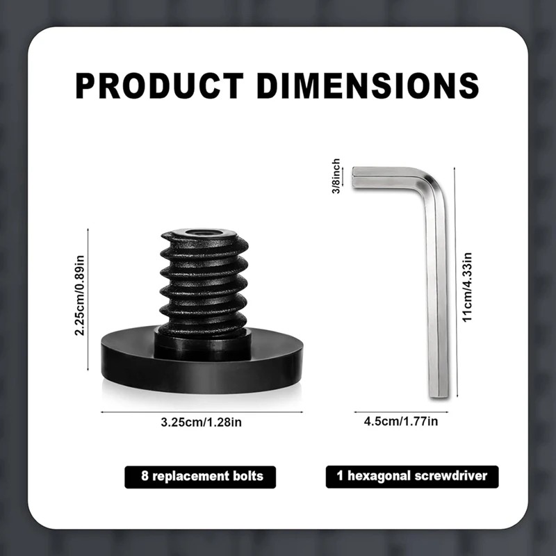 8 шт. сменный болт совместимый с навесами для хранения Suncast аксессуары