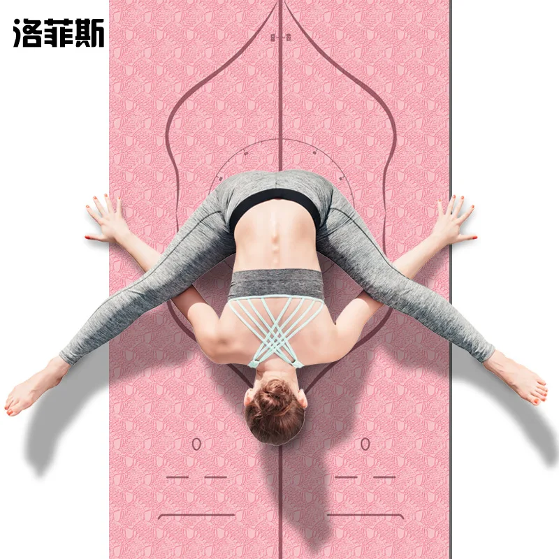 

Yoga Mat For Girls Special Thickened, Widened Lengthened Non-Slip Beginner Fitness Mat Practice Dance Mat Floor Mat Household Us