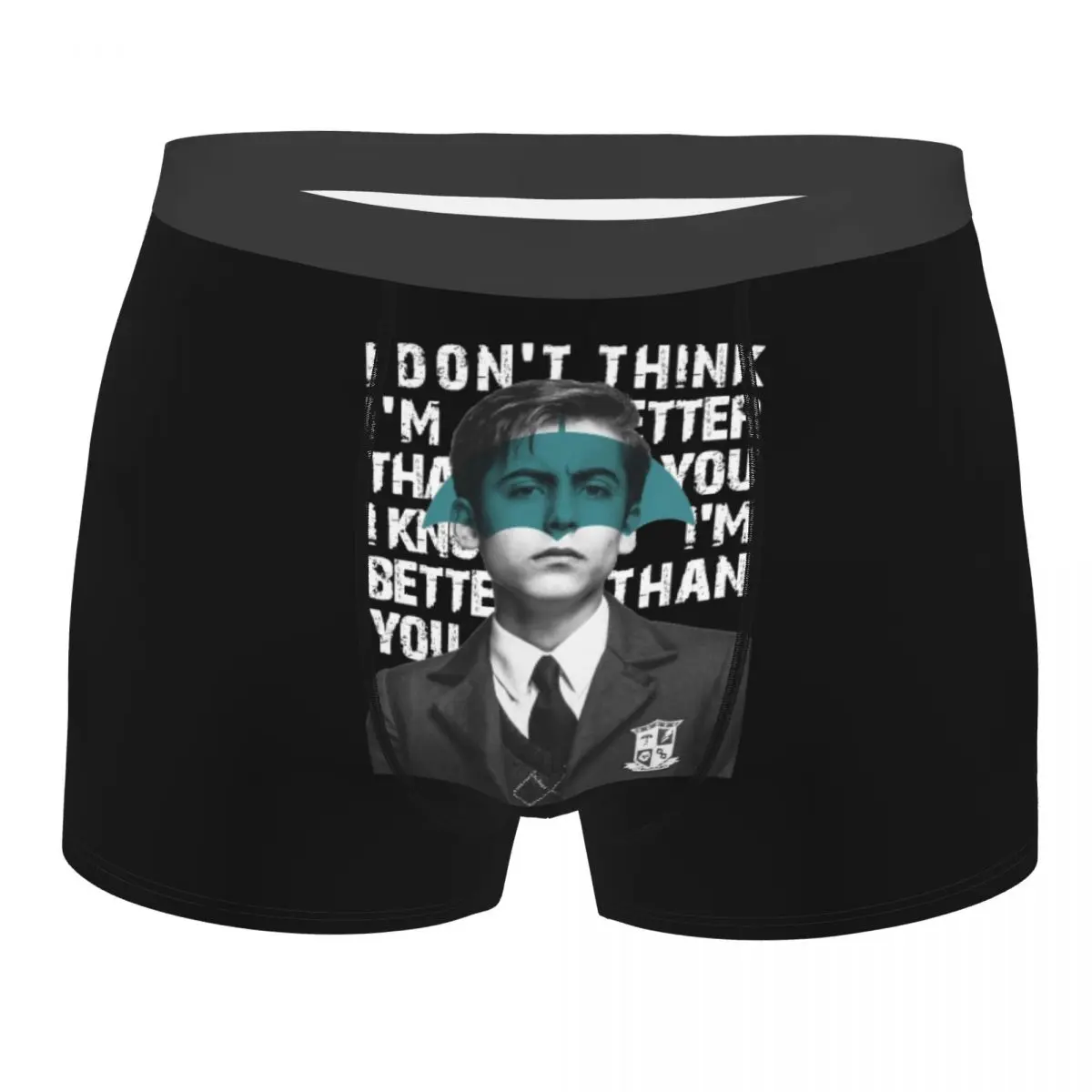 

Novelty Boxer Umbrella Academy I Know I'm Better Than You Shorts Panties Men's Underwear Number 5 Breathable Underpants for Male