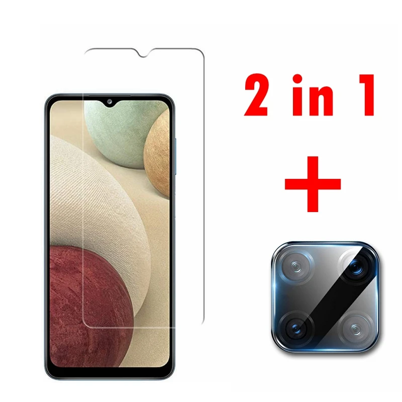 

A 12 2 шт. закаленное стекло для SAMSUNG galaxy A12 Nacho m12 A12S M12 A125 A127F A125F защита для экрана Защитная стеклянная пленка sklo