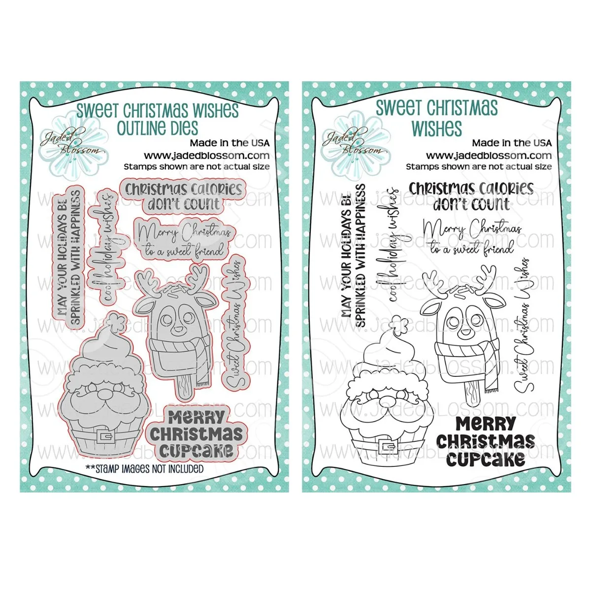 

2022 New Sweet Christmas Wishes Cutting Dies Stamps Scrapbook Diary Decoration Embossing Template Diy Greeting Card Handmade