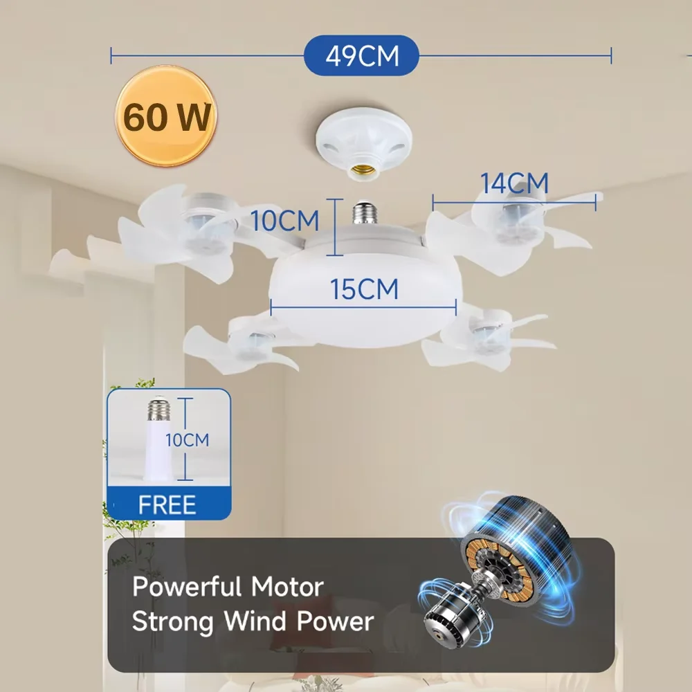 

Потолочный вентилятор с подсветкой CHENBEN