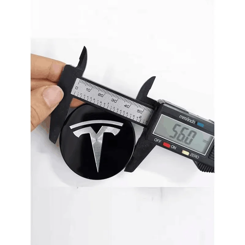 Фото 10 шт., 26 шт., 30 шт., 56 мм, 57 мм для Tesla Model 3 ModelY Juniper. Колпаки на центр диска колеса, крышки ступицы с логотипом, автомобильные аксессуары. №3