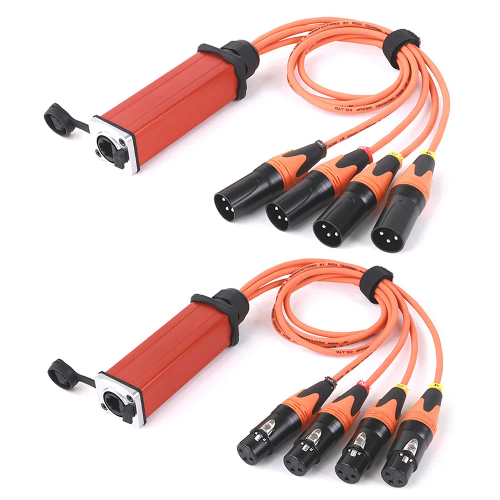4-канальный 3-контактный аудиосетевой XLR-кабель для сценического звукового