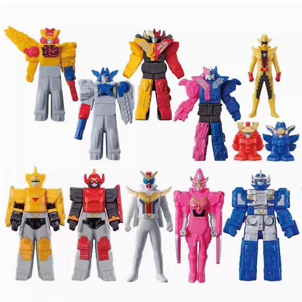 Японская игрушечная фигурка Bandai из натуральной гача модель Kikai Sentai Zenkaiger Food Play