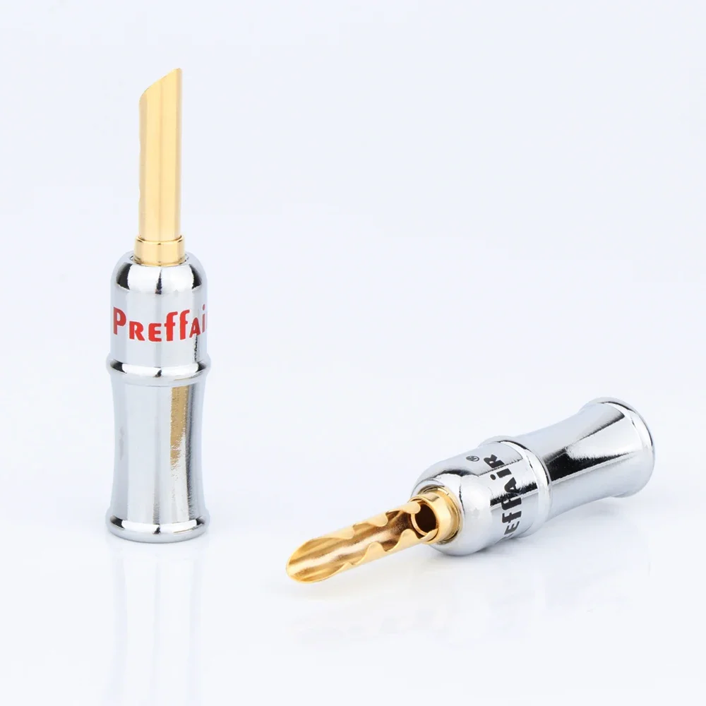 BA1451 Preffair 4 шт. 24-каратный позолоченный разъем типа банан