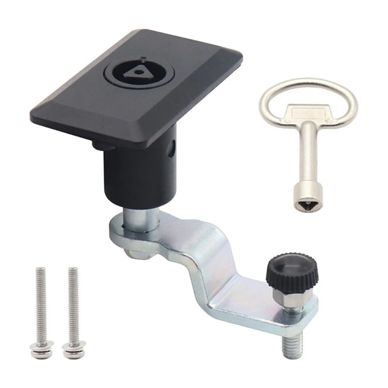 

Cabinet Lock with Keys Cabin Door Lock Adjustable Tightening Lock Quick Installation for Yacht Campers Professional