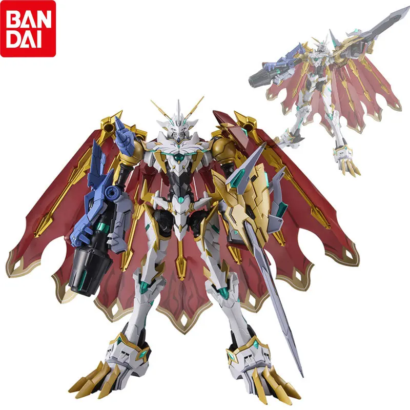 

BANDAI Digimon Adventure Anime Figure Rise FRS Omegamon-ANTIBODY Action Figure Movable Assembly Ornaments Collectible Model Toy