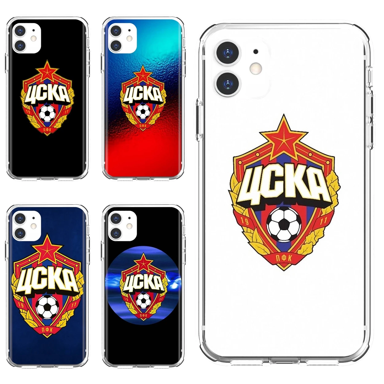 Силиконовый чехол для Xiaomi Redmi Note 10 10s 3S 4 4X 5 6 6A 7 8 8T 7A 9 9T 9s 9C 9A Pro CSKA-Москва |