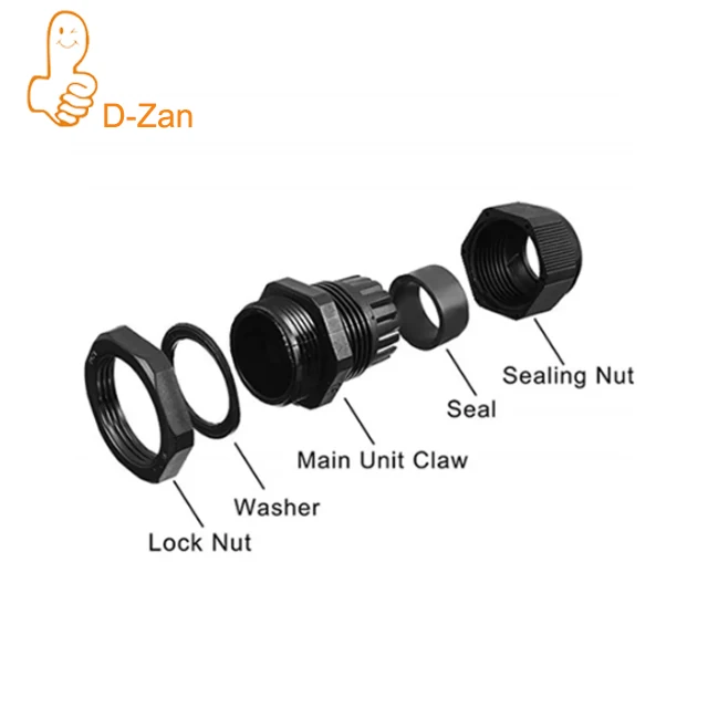 2 упаковки Водонепроницаемые кабельные ЖЕЛЕЗЫ 1-1/4 дюйма NPT регулируемые