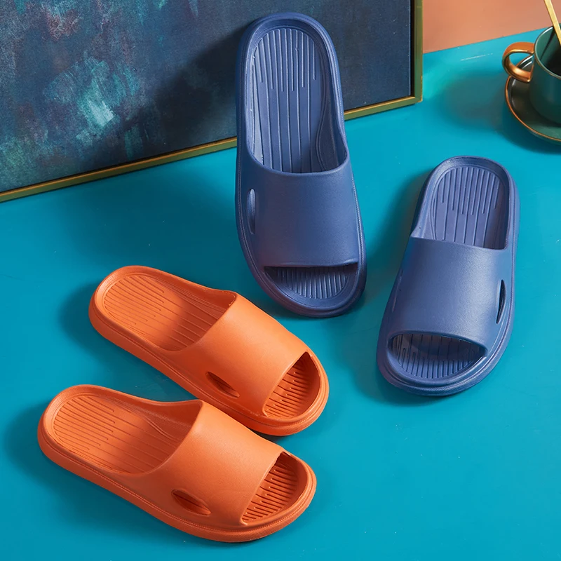 

TUINANLE Women Indoor Home Slippers Summer Comfortable Non-slip Flip Flops Bath Slippers Couple Family Flat Shoes Hotel Sandals