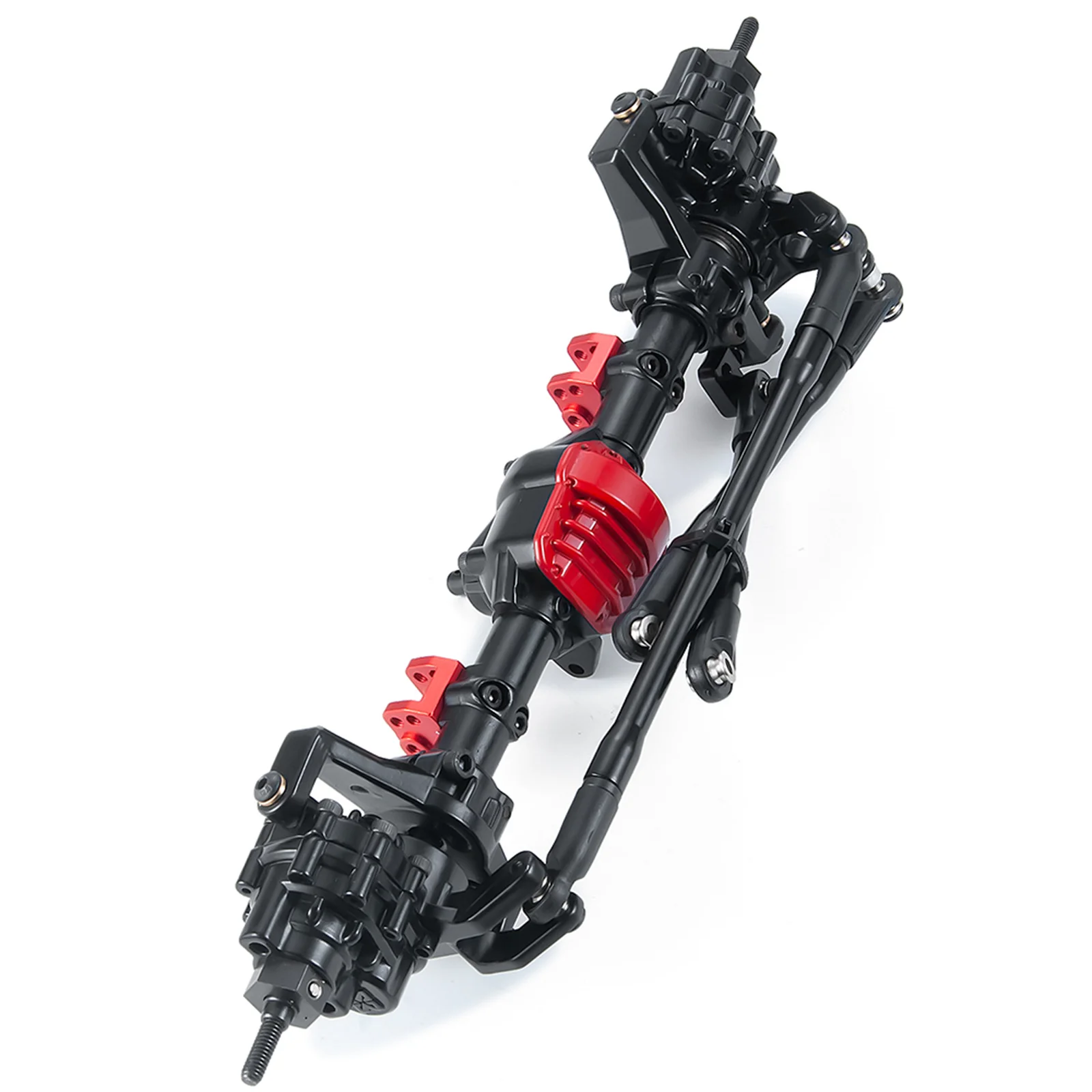 Передняя и задняя портальная ось из алюминиевого сплава для Axial SCX10 II 90047 90046 1/10 RC