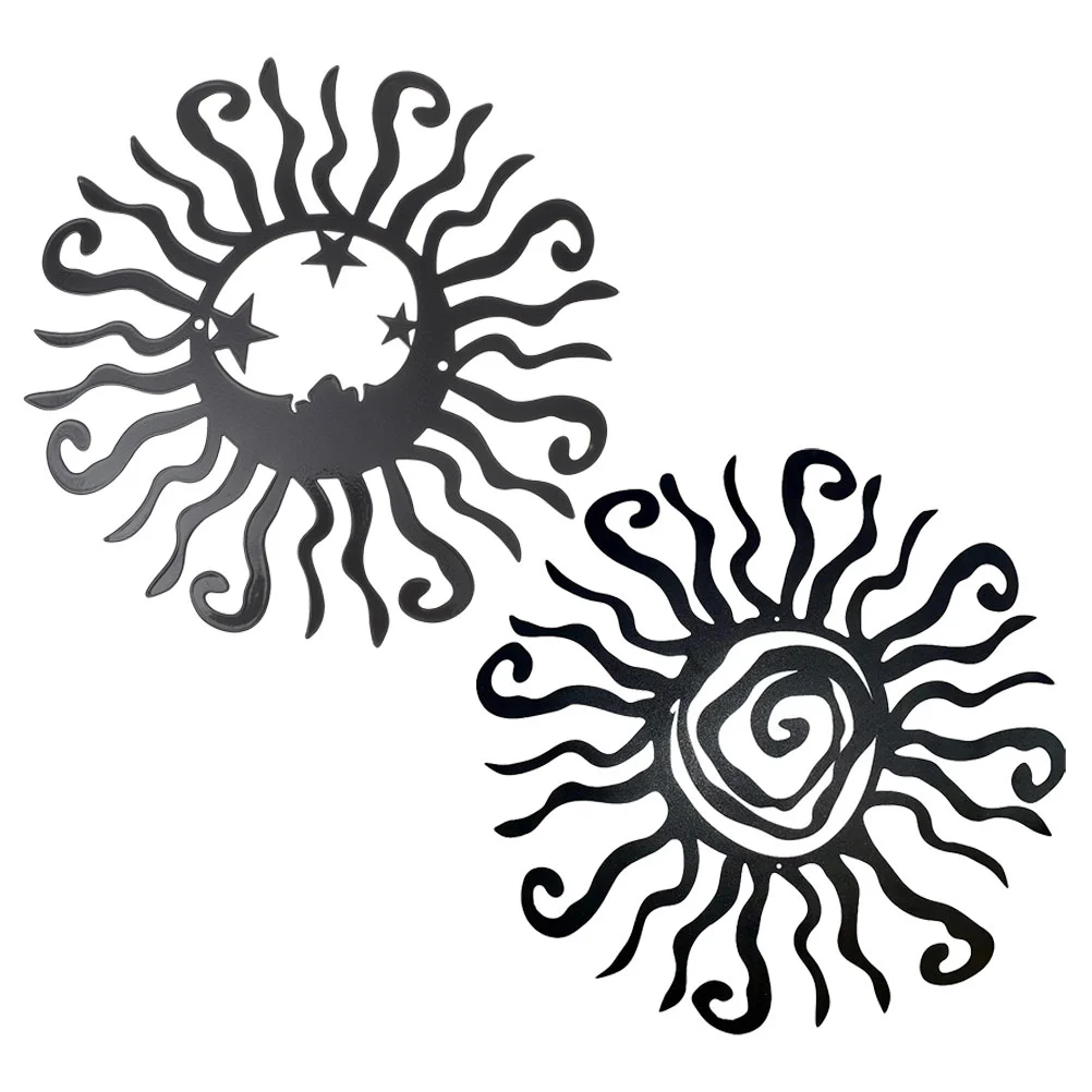 

Sun Decoration Metal Outdoor Wall Ornament Creative Handicraft Home Adornment Light House Decorations