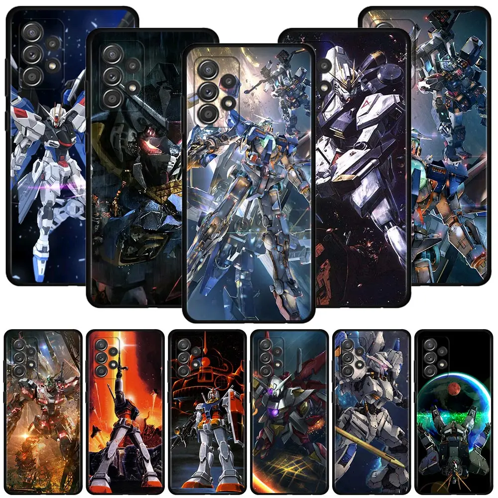 

Anime Gundam Robot For Samsung Galaxy A12 A52 A51 A71 A32 A21s Phone Case A02s A32 5G A31 A72 A22 A03 A13 Silicone Cover