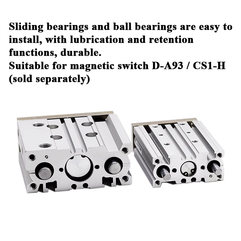 Тип MGPL SMC Пневматический компактный направляющий цилиндр MGPL32--100 Ход 50/75/100/125/150/200