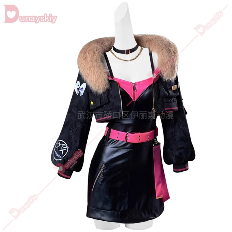 ULTRA C Azusawa Kohane косплей аниме PSCSF костюм униформа черное пальто платье парик