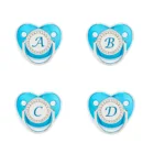 Ортодонтическая силиконовая соска-пустышка для новорожденных детей, 26 букв