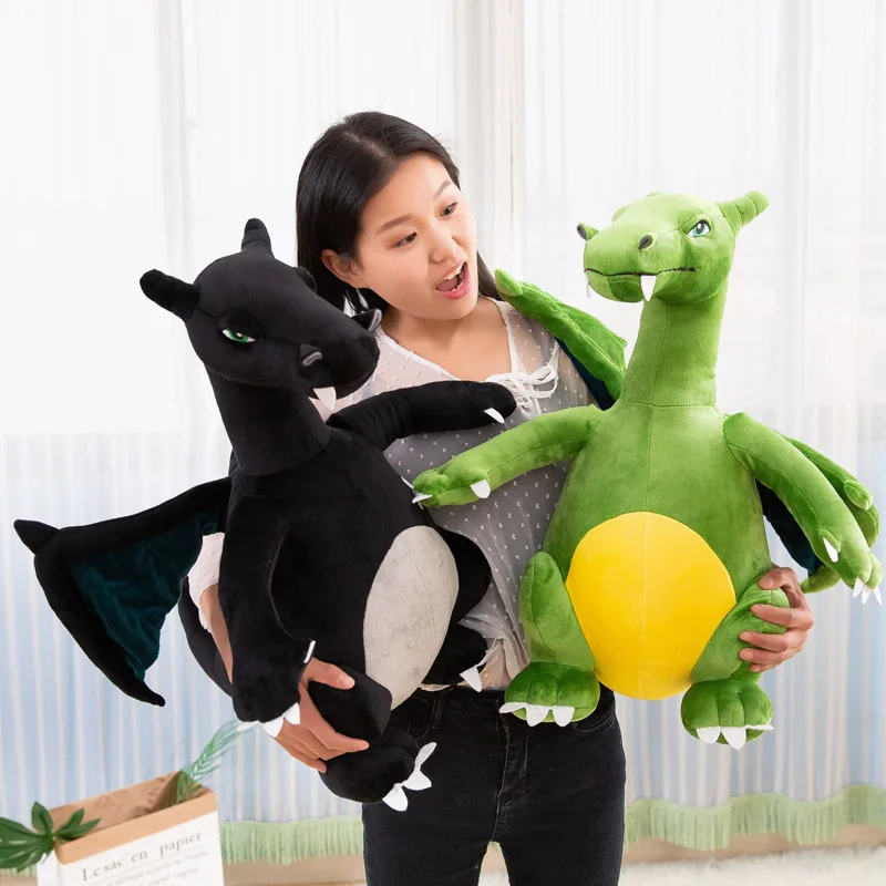 

2022 New 45cm Shiny Charizard Plush Toys Pokemon XY Fire Dragon Anime Movies Posket Monster Stuffed Toy Children Birthday Gift