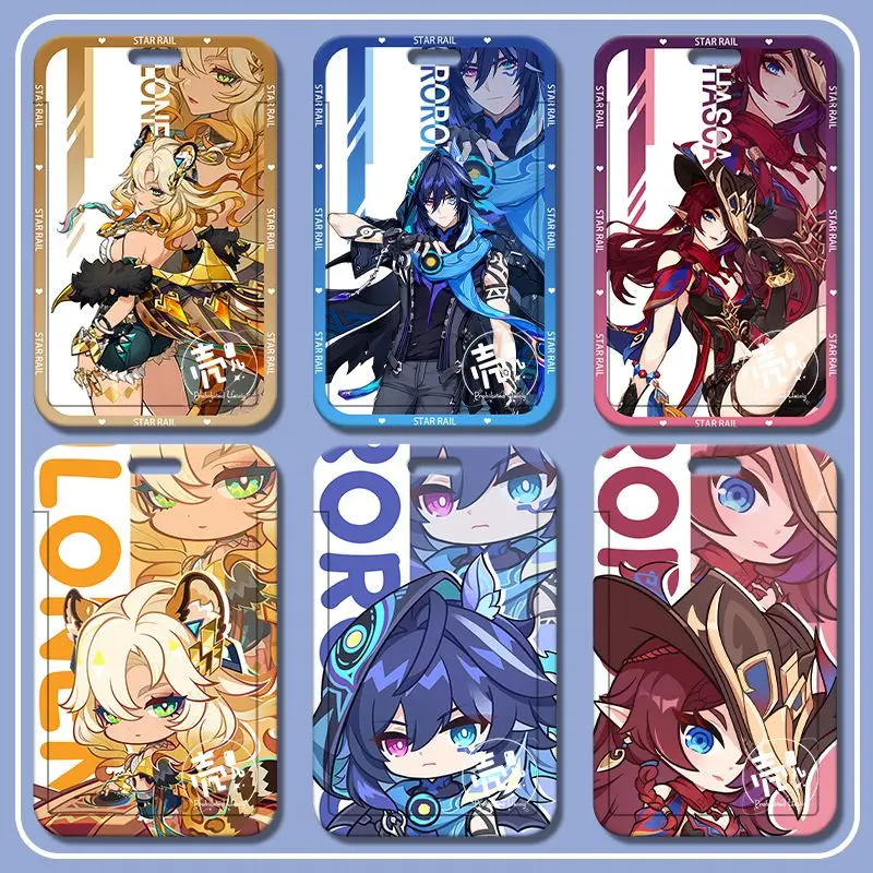 Genshin Impact Chasca Ororon Xilonen Защитная пленка для карт Аниме Обложка удостоверения