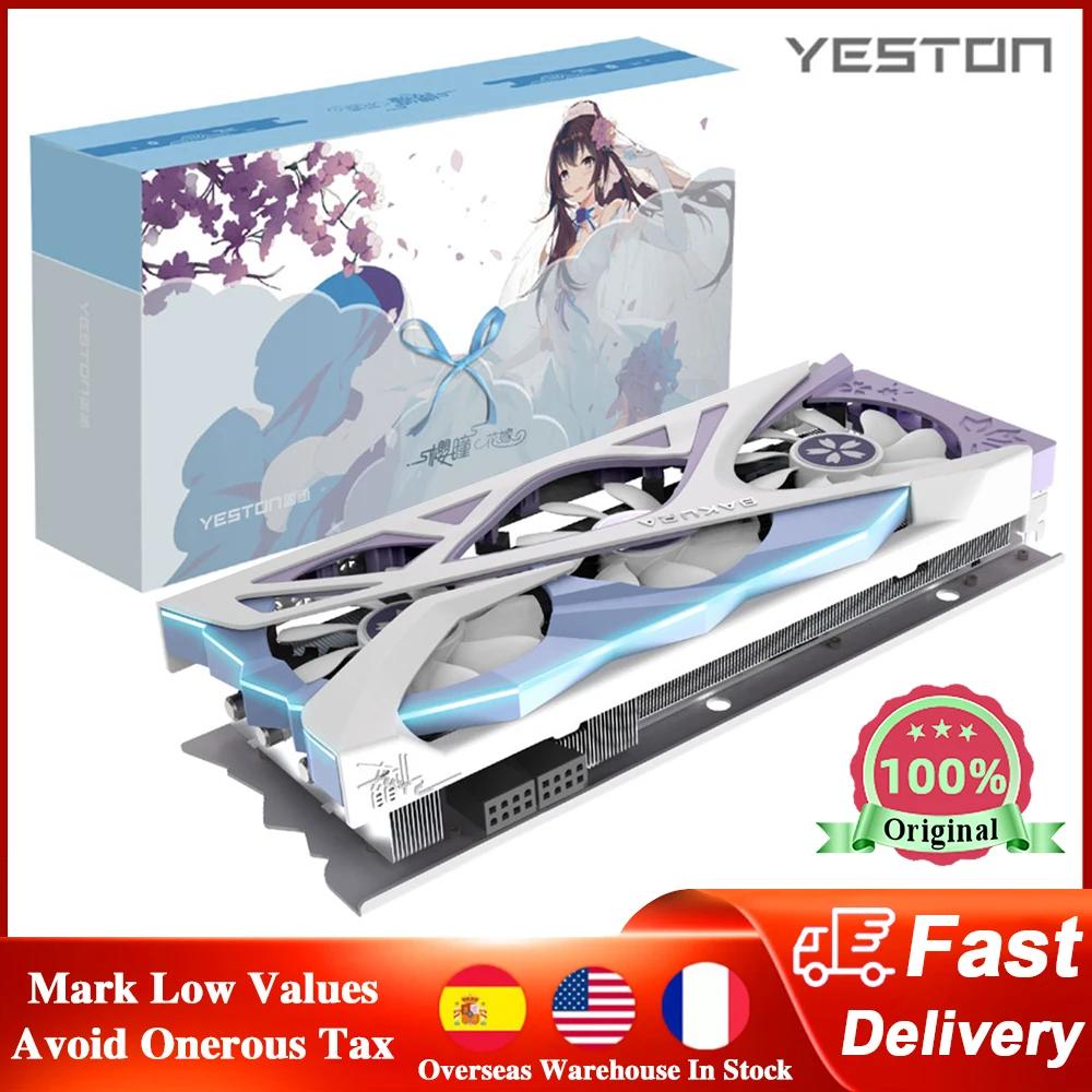 

Yeston RTX3080 10G D6 Graphics Card 1440/1710MHz Core Frequency 320bit GDDR6X HDMI-Compatible+DP Gaming RTX 3080 Video Card GPU