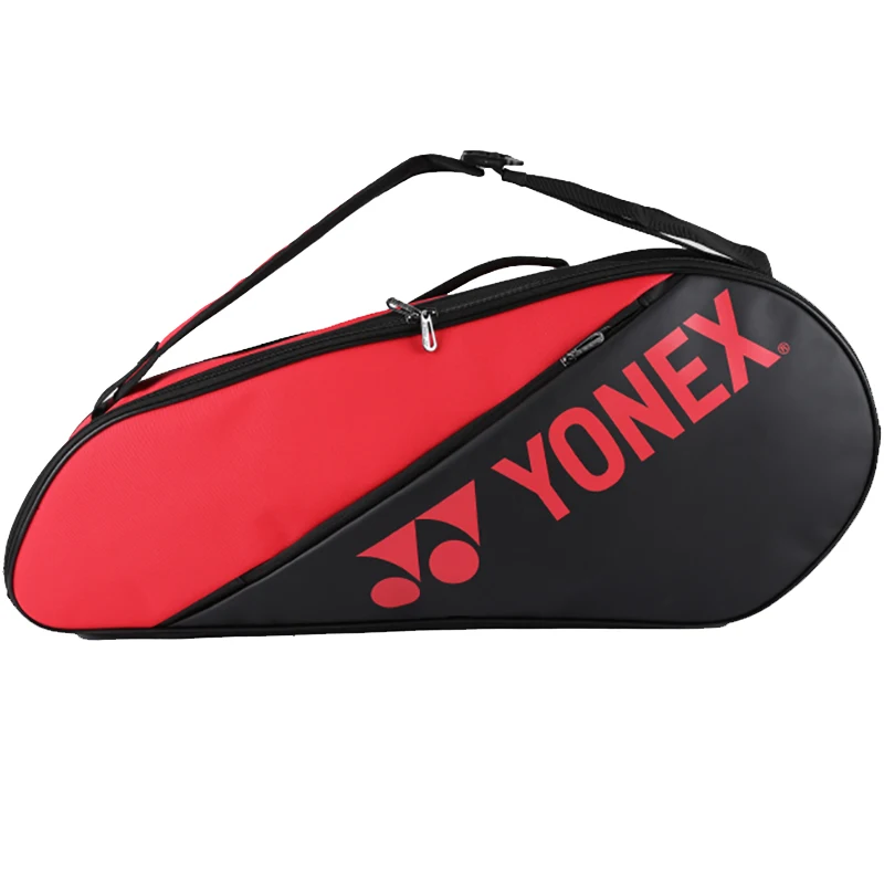 Original YONEX Portable Design PU Badminton Bag Simple Carrier Tennis Racquet Bag Holds Max 6 Rackets With Shoes Compartment