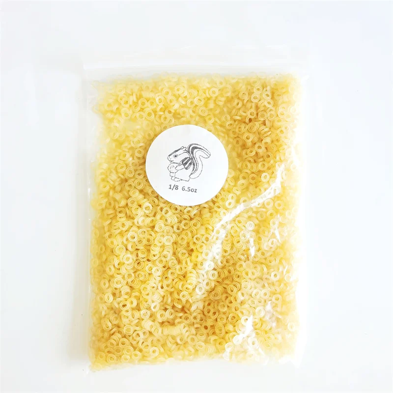 

5000Pcs Dental Elastics Braces Rubber Bands Elastic Ties Yellow Color Orthodontic 6.5OZ