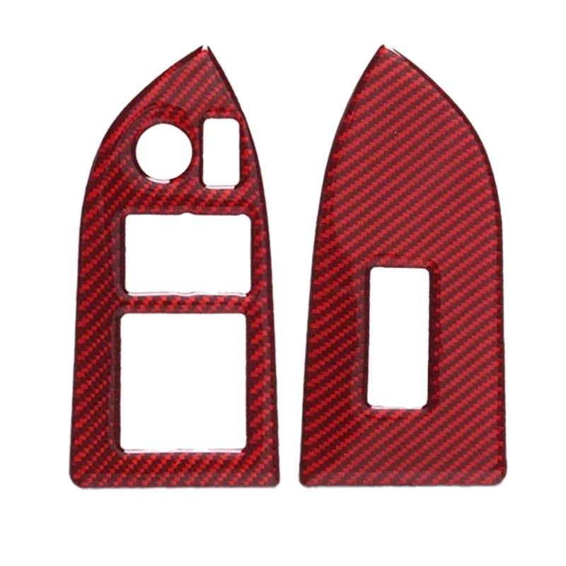 

Carbon Fiber Small Panel Trim Stickers Window Lifter Control Outdoor Parts Car Accessories for Subaru BRZ 86 13-17 RHD