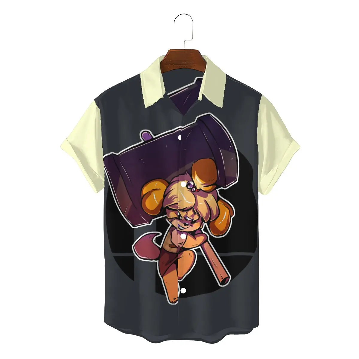 

Animal Crossing Pocket Camp Man Shirts Isabelle Smash Distinctive 3D Shirt Graphic Streetwear New Trend