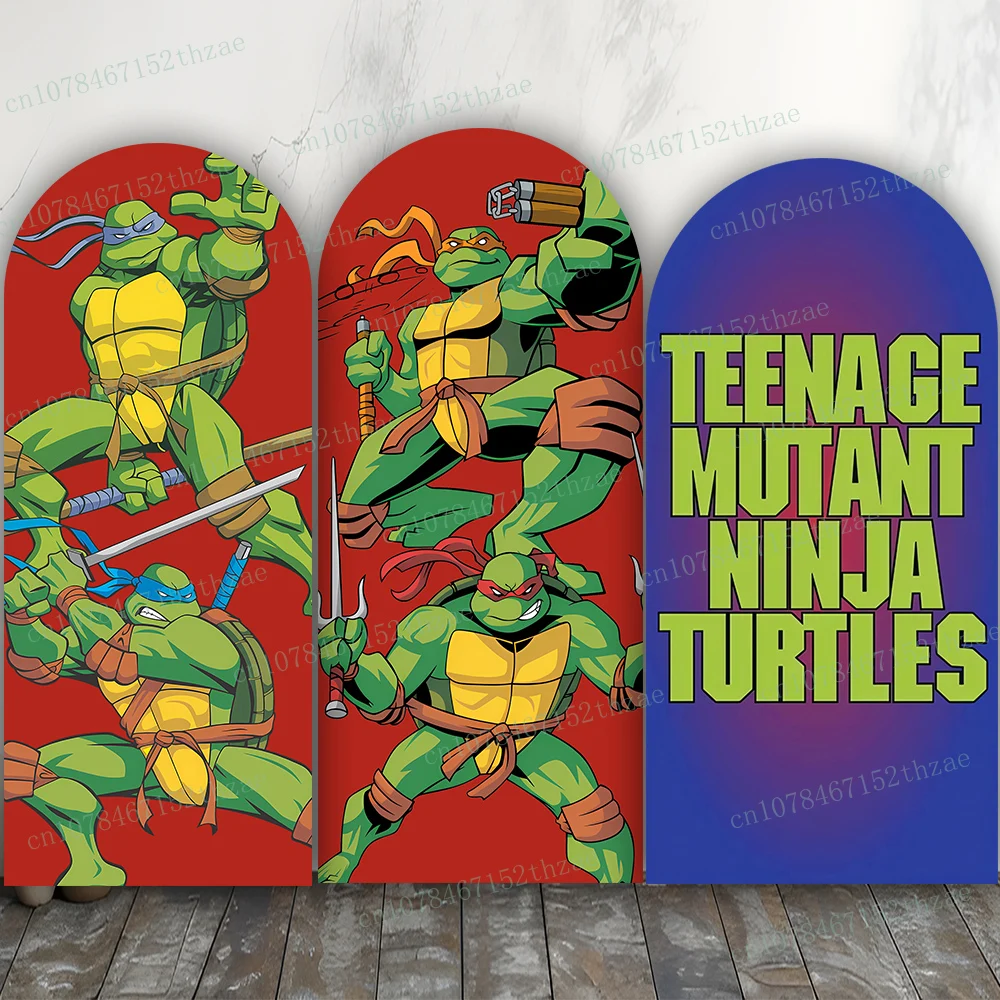 Фон для фотосъемки с изображением черепашек-ниндзя