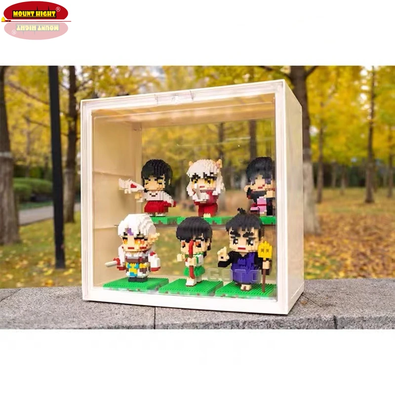 

DIY 3D Anime Inuyasha Buliding Blocks Compatible Cartoon Action Figure Diamond Mini Bricks Toy Game Model Educational Toys Gifts