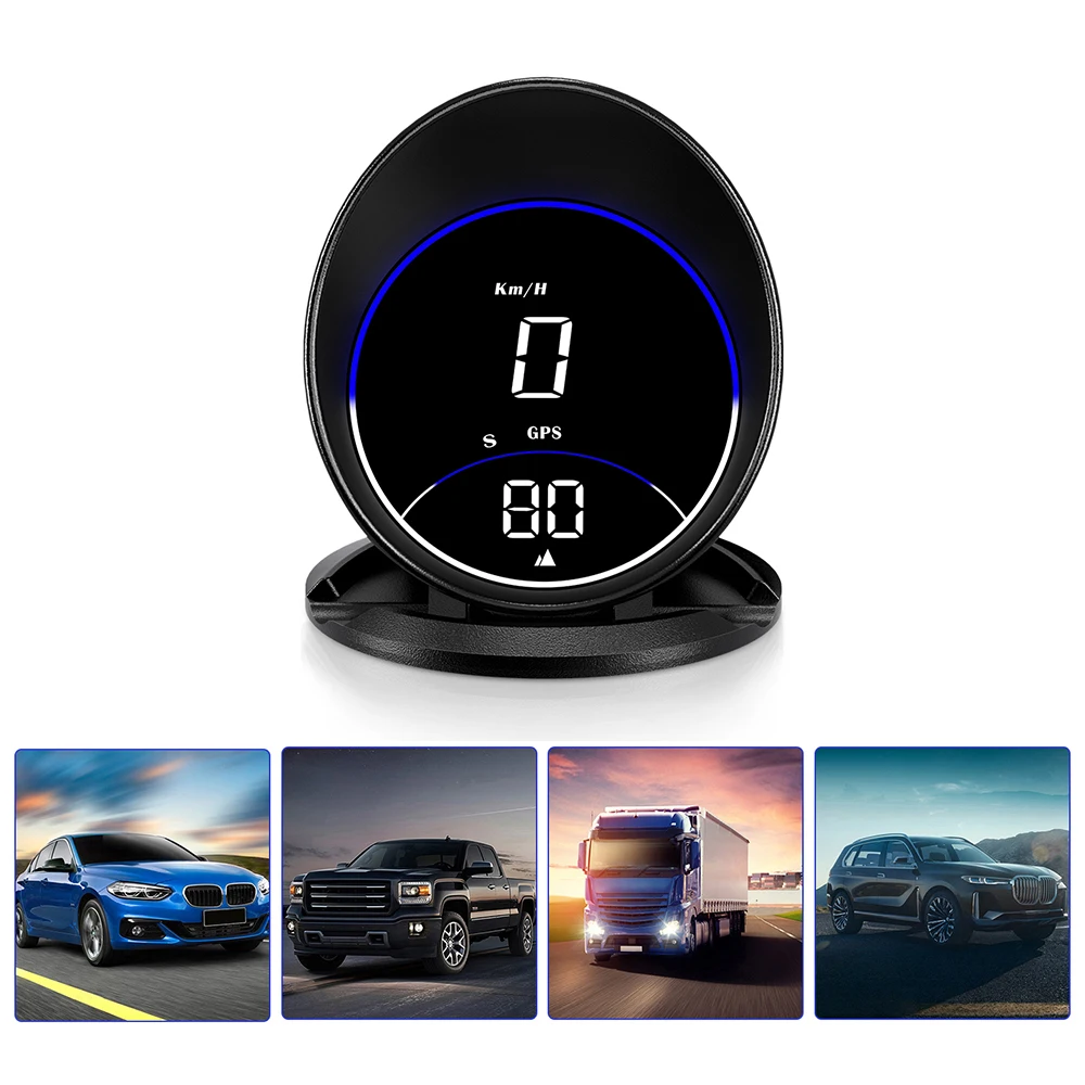 

Universal Car GPS HUD Speeding Reminder Security Alarm Smart Digital Speedometer Head Up Display Car Electronics Accessories