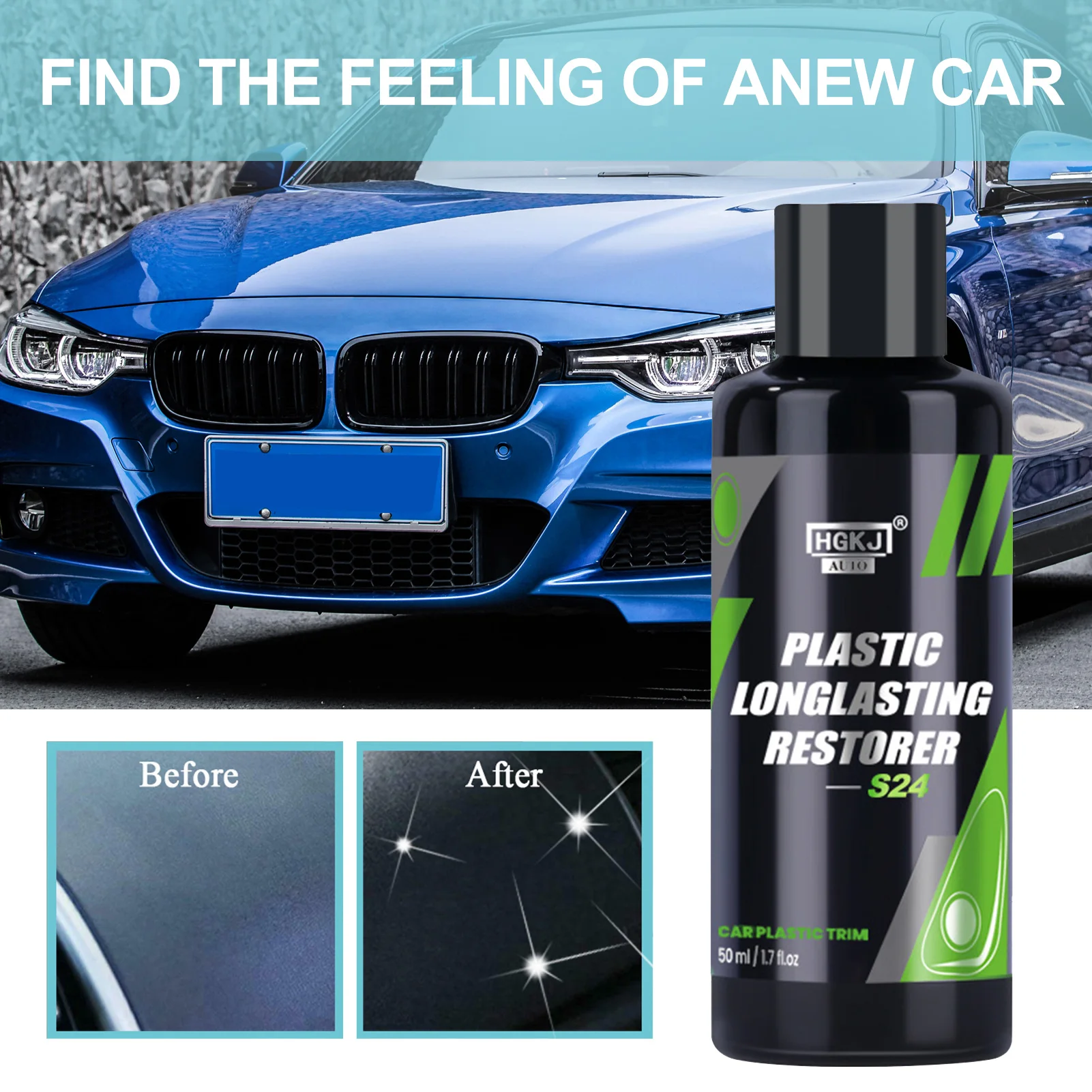 

Car Refurbishment Cleaning Agent Car Refurbish Agent For Plastics Parts Highly Concentrated Cleaner Remove Stains And Restore