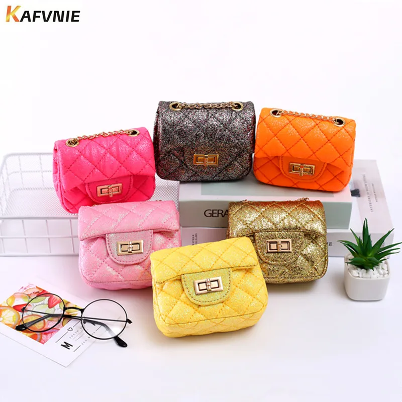 

New Purses and Handbags for little girls Purses and Handbags 7-15 years children's fashion glitter handbag for party