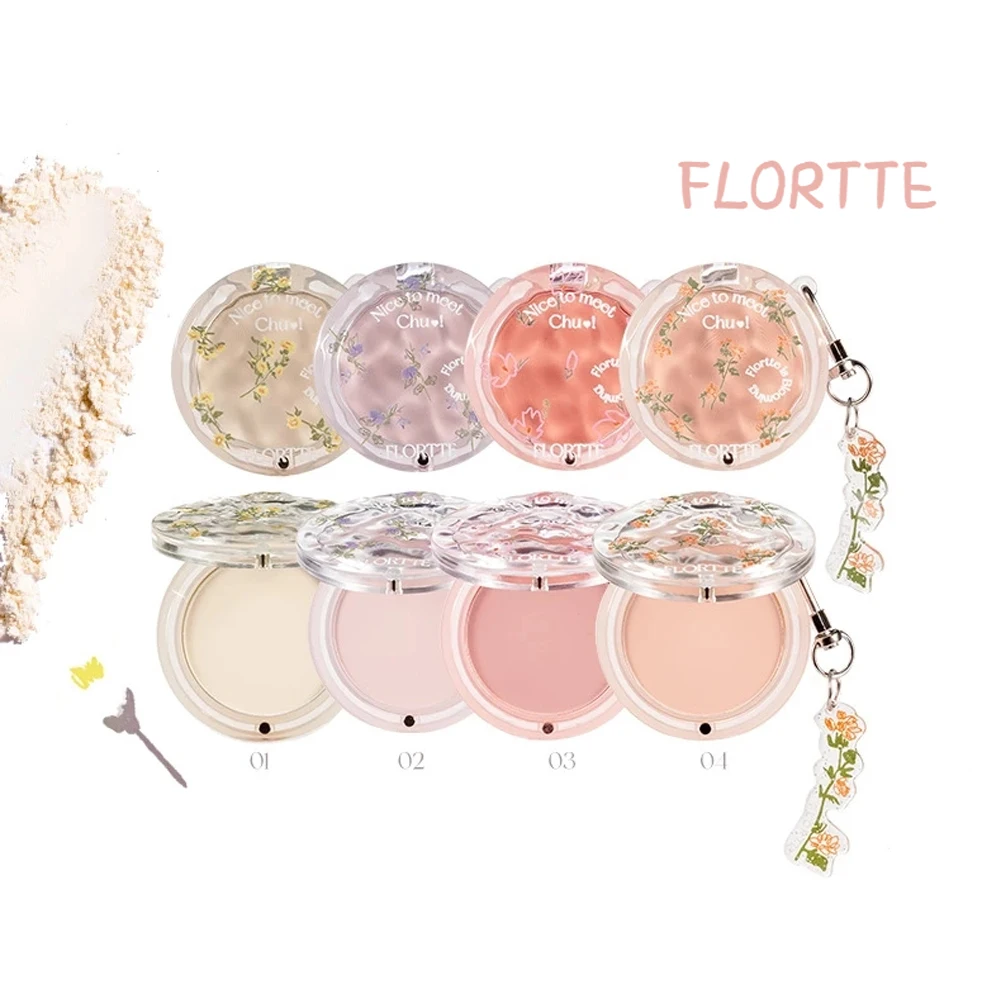 

FLORTTE First Kiss Color Makeup Blush Natural Nude Makeup Contour Powder Palette Brightening Delicate Women Beauty Face