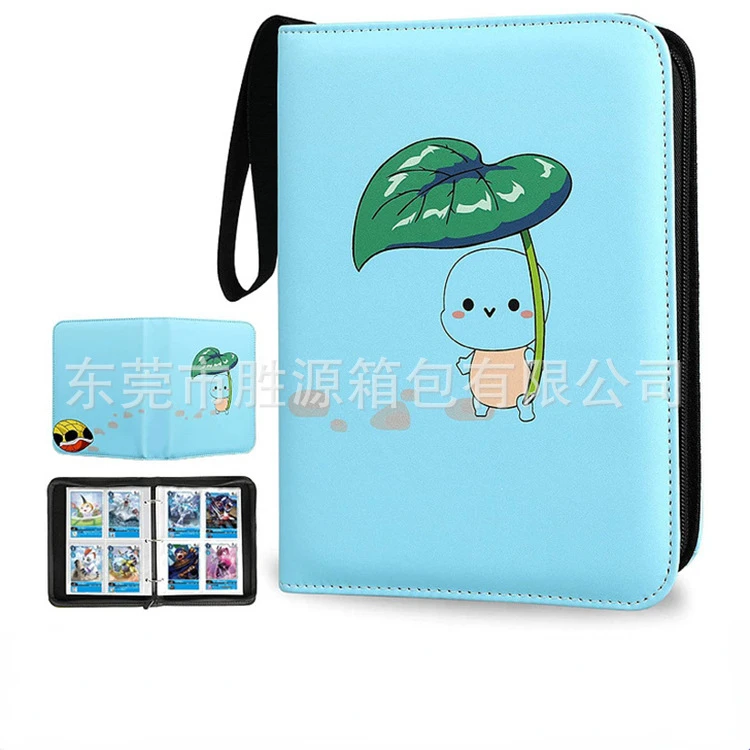 Wholesale Pokemon Cards Album Book 480pcs High Capacity Game Card Collection Holder Zipper Binder Storage Bag Children Toys Gift