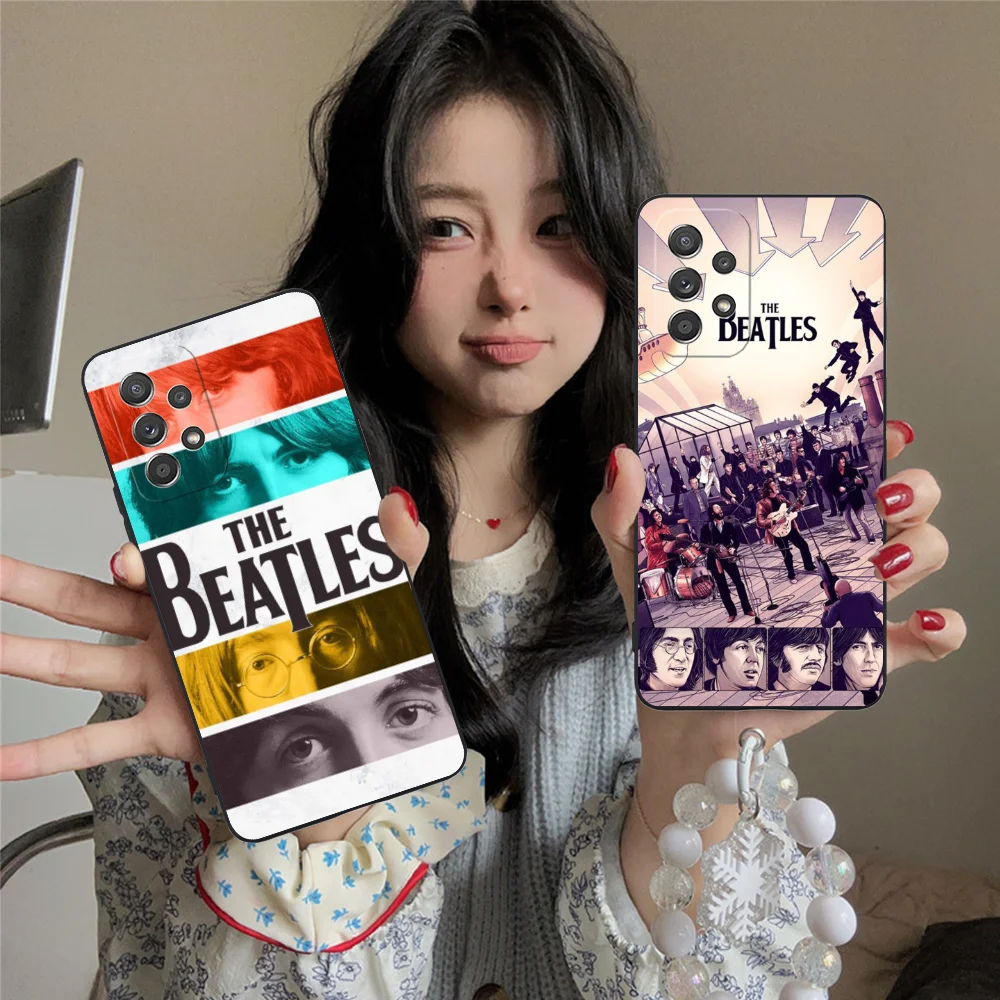 Mobile B-Beatless Phone Case for Samsung Galaxy A91 73 71 70 54 53 52 34 24 23 21 S 5G Black Cellphones Smartphone Cover