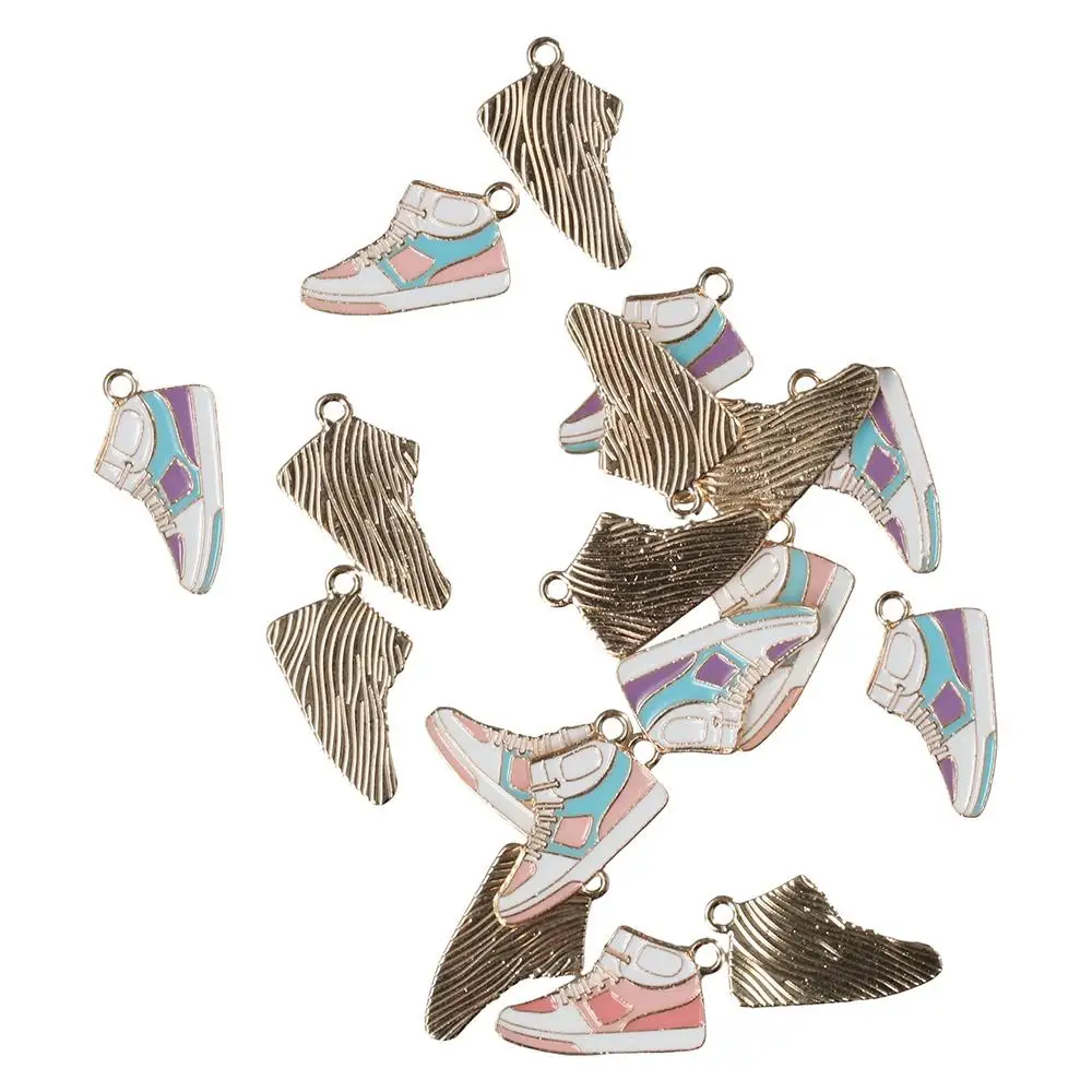 

Bracelets High-Top Sneakers Bracelets Necklace Jewelry Making Alloy Necklace High Board Shoes Enamel Jewelry Making