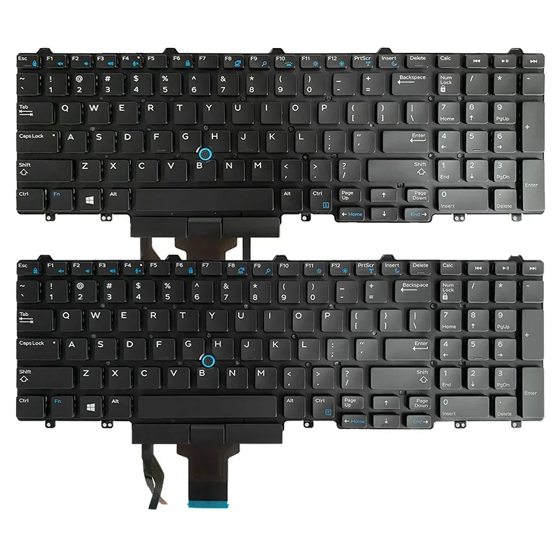 Новая сменная клавиатура для ноутбука совместимая с DELL Precision 3530 3520 15-3530 M3530 P60F 7520